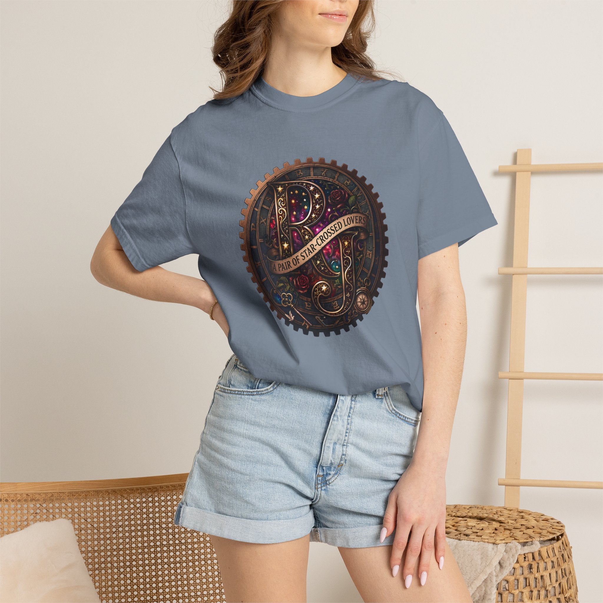 "A Pair of Star-Crossed Lovers" Romeo and Juliet Celestial Alchemist T-Shirt