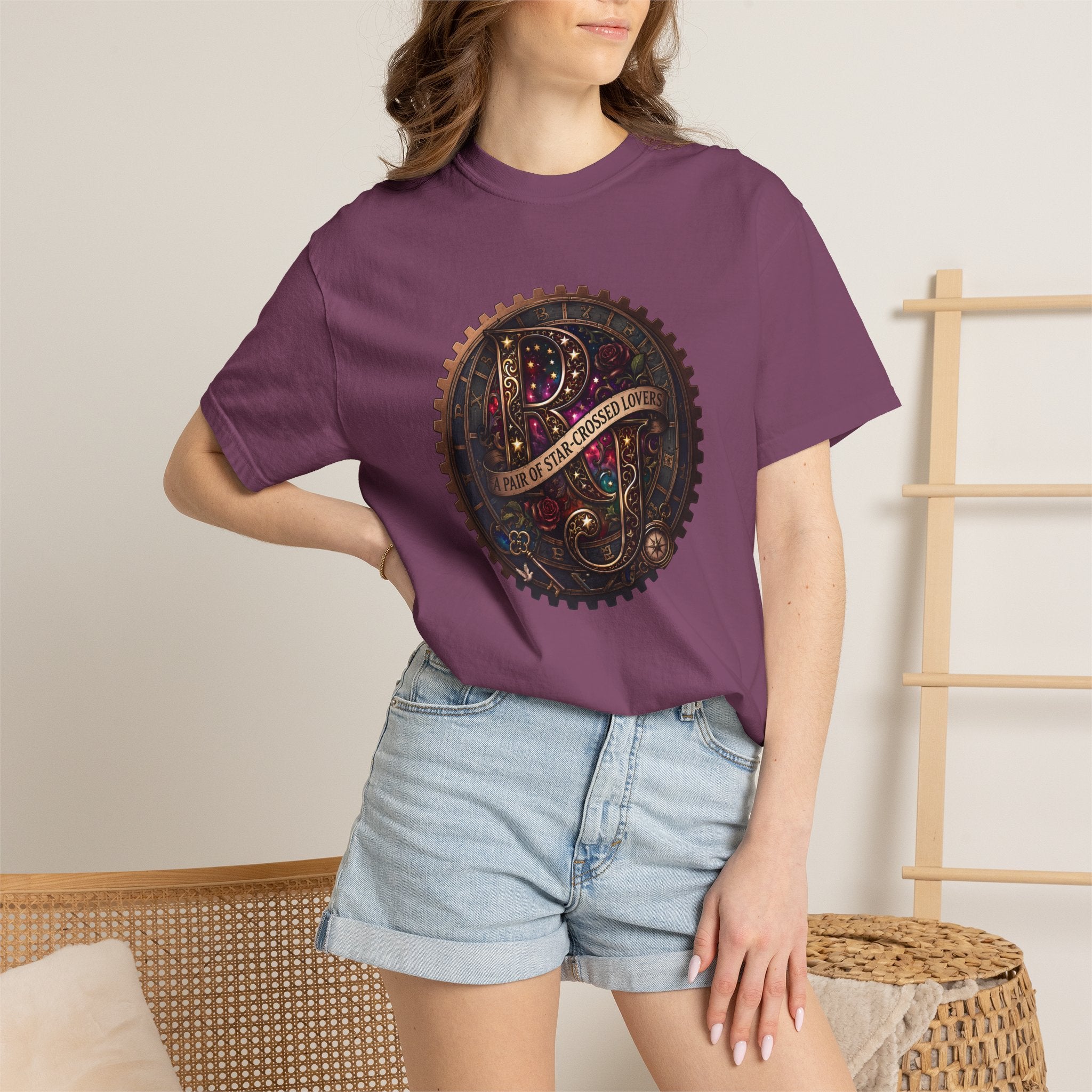 "A Pair of Star-Crossed Lovers" Romeo and Juliet Celestial Alchemist T-Shirt
